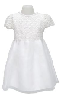 Vestido  de Bautismo  Guipur