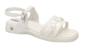 Sandalias con Tiras y Aplique de Flores