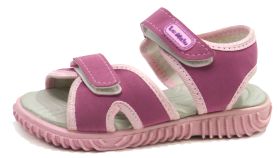 Sandalia de Goma y Tela Doble Velcro