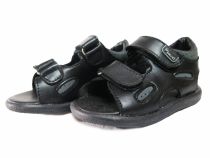 Sandalia de Vestir Varon con Doble Velcro