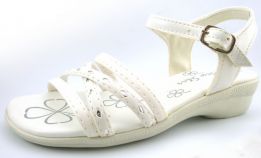 Sandalia 4 tiras en empeine - con hebilla