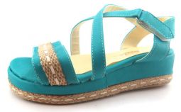 Sandalia con Plataforma y Tiras Cruzadas