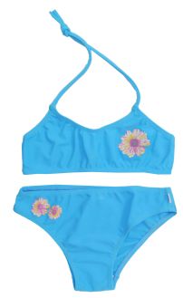 Malla de Baño 2 Piezas con Estampado Flor Brillante