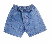 Bermuda de Jean con Cintura Elastizada 