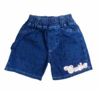 Short de Jean con Lentejuelas Bordadas Cutie