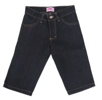 Pescadora de Jean con Glitter y Moño en el Bolsillo