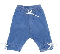 Pescadora de Jean con Moñitos de Tela