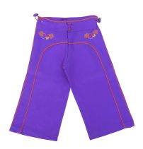 Pescadora de Microfibra con Flores y Corazones Bordados