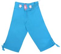 Pescadora de Tela Liso con Cinturo de Flores