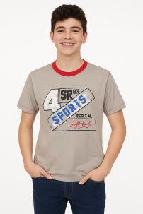 Remera Manga Corta Estampado 4 Sports