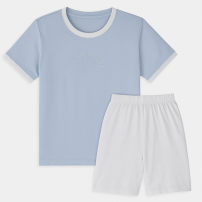 Pijama Verano Remera Manga Corta y Short con Tachas Love