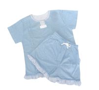 Pijama Verano Remera manga Corta y Short Estampado Flor