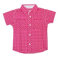 Camisa Bebe Escocesa Roja