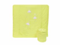 Acolchado Cuna Funcional con Chichonera con Hada Bordada