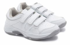 Zapatilla Colegial Cuerina 3 Velcros