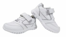 Zapatilla Deportiva Cordon Y Velcro Burdeos