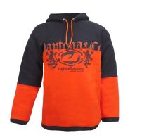 Buzo de Algodon Frizado con Capucha Estampado Leones Escudo