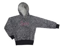 Buzo con Capucha Estampado de Animal Print 