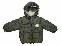 Campera Lisa con Capucha Silver y Polar 