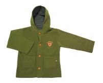 Campera de Polar con Capucha Bordado Escudo