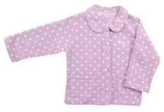 Campera Tapado de Polar Estampado Lunares