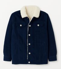 Campera de Corderoy con Cordero Interno