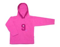 Buzo Polar con Capucha Bordado Estrella 9 y Tacha