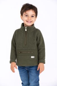 Buzo Polar con Cierre y Bolsillo 