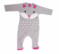 Enterito Algodón Conejo Manga Larga Con Pie 