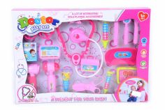 Set de Doctora - Estetoscopio Anteojos Pinzas 16 Pz