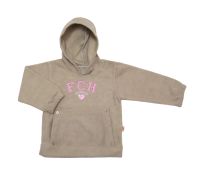 Buzo Polar con Capucha Bordado Corazon