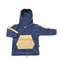 Buzo Polar Combinado con Capucha 