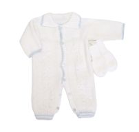 Enterito Tejido con Cuello y Mitones