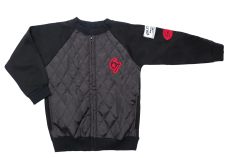 Campera Matelasse Frizada Varón Sin Capucha 