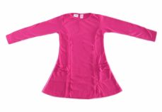 Vestido Manga Larga Frizado 