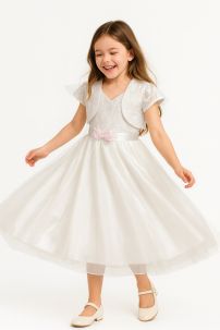 Vestido de Cortejo con Bolero y Falda de Tul