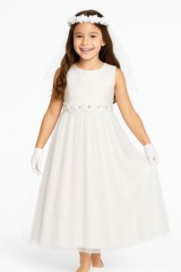 Vestido de Cortejo sin Manga con Strass 