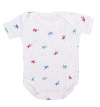 Body Manga Corta Estampado Venado y Lunares