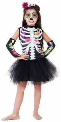 Disfraz de Halloween  Calavera para nena