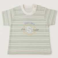 Remera Manga Corta Rayado Bordado Elementary