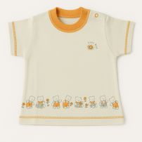 Remera Manga Corta Estampado Osos