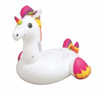 Inflable Con Cabeza para Montar Unicornio -  Salvavidas 