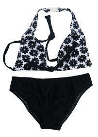 Malla 2 piezas Estampado Margaritas con Glitter