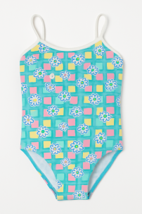 Malla Entera Estampado Flor