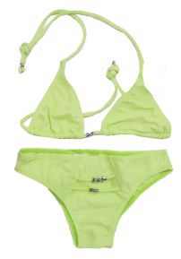 Malla 2 Piezas Liso con Cuentas Metalizadas