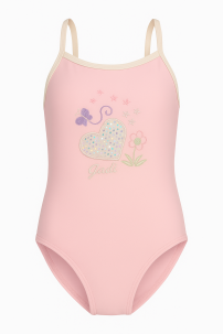 Malla Entera Bordado Corazon con Brillo - Mariposa - Flor