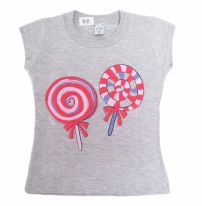 Remera Nena Chupetin Manga Corta