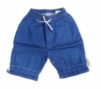 Short de Jean con Cintura Elastizada