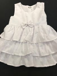 Vestido Broderie Sin Manga