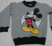 Buzo de Personaje Algodon Frizado Estampado Mickey Mouse